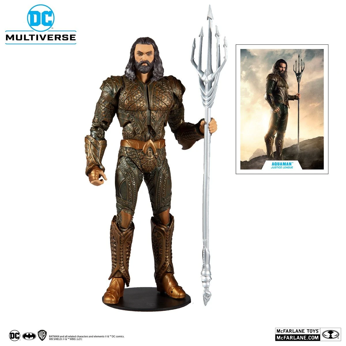 DC Justice League Movie - Aquaman - Actionfigur 1 DC Justice League Movie - Aquaman - Actionfigur