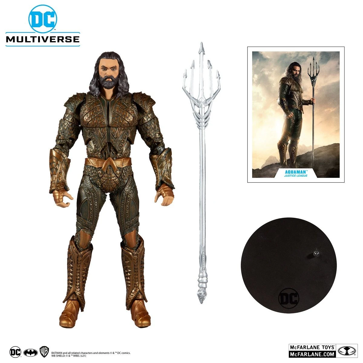 DC Justice League Movie - Aquaman - Actionfigur 2 DC Justice League Movie - Aquaman - Actionfigur – Bild 2