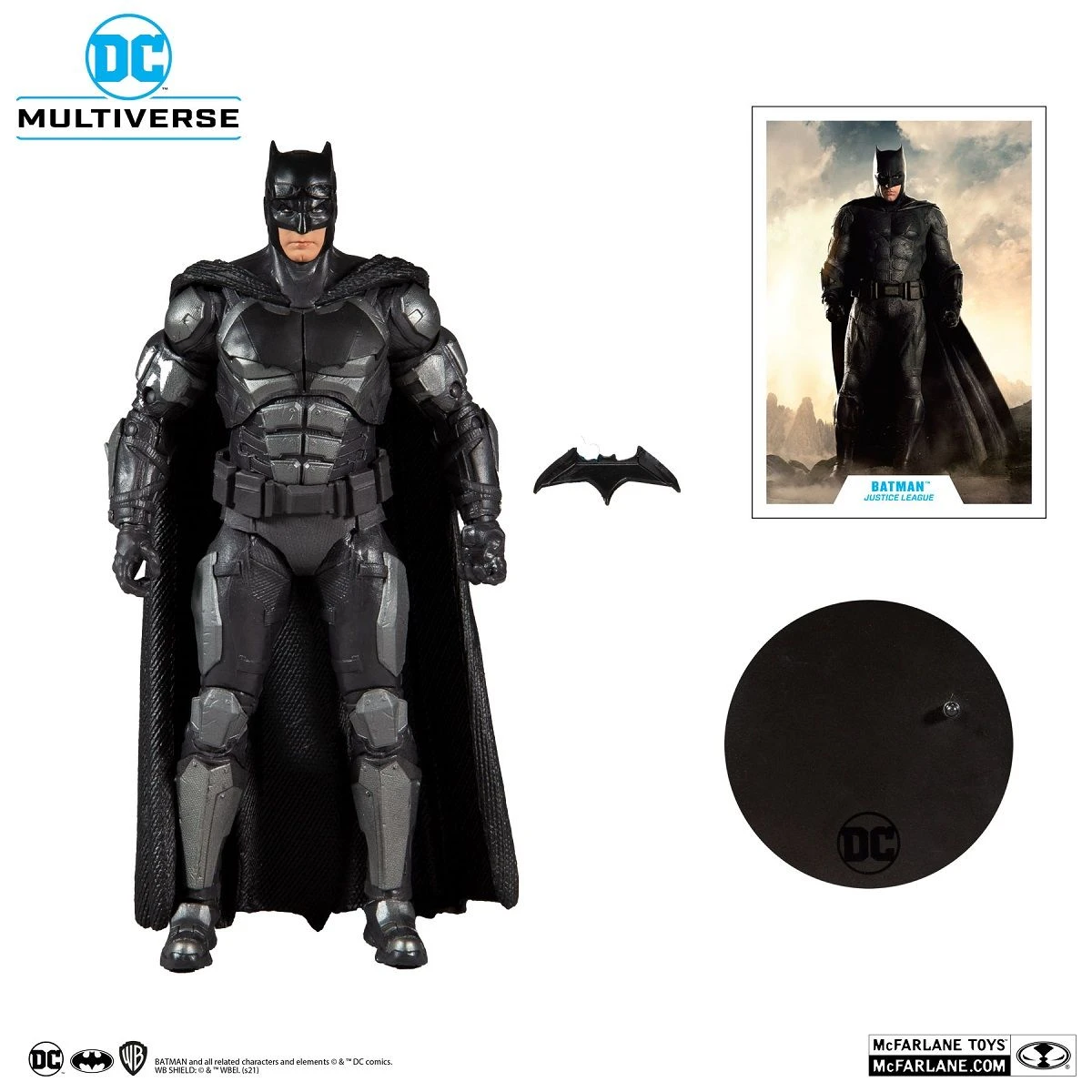 DC Justice League Movie - Batman - Actionfigur 2 DC Justice League Movie - Batman - Actionfigur – Bild 2
