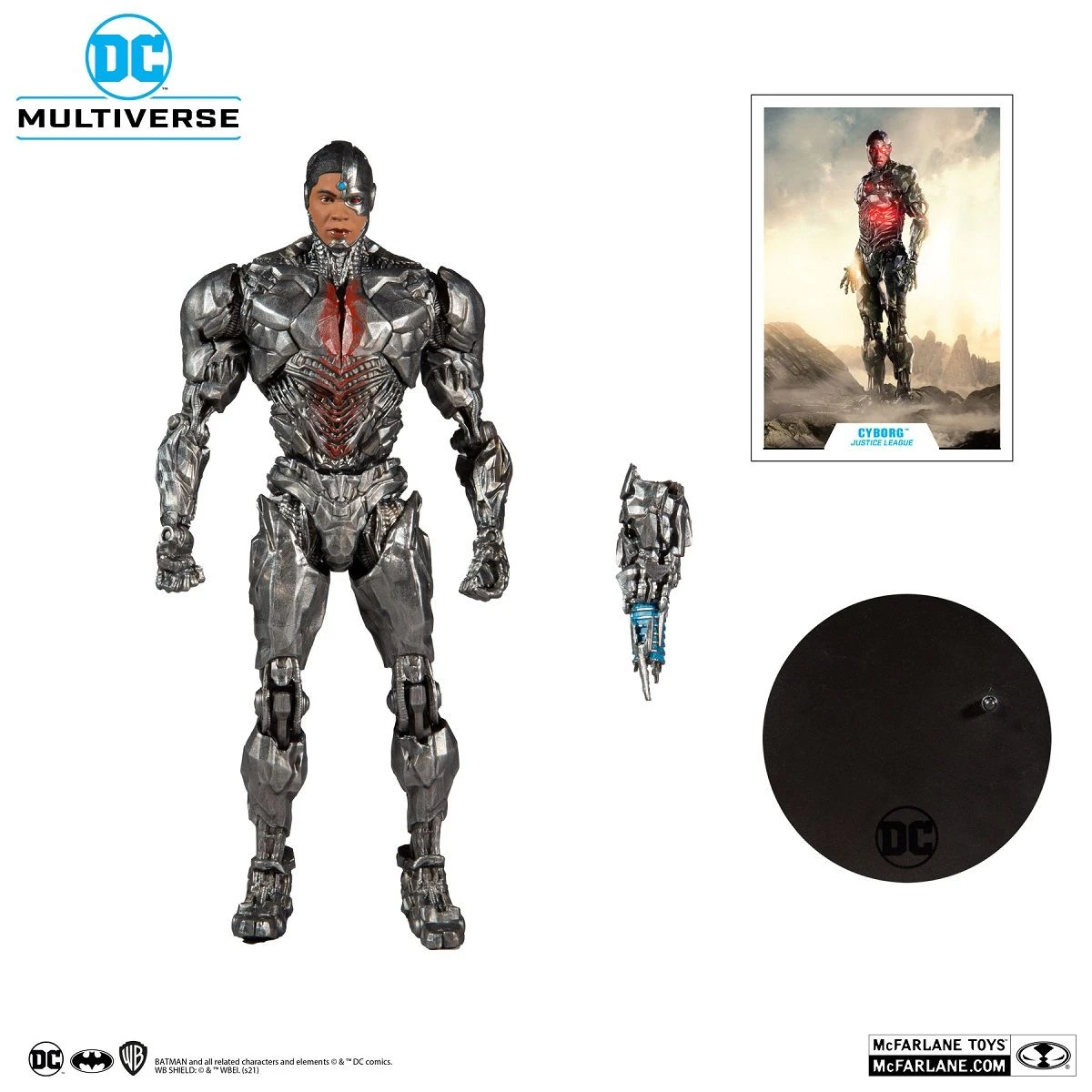 DC Justice League Movie - Cyborg - Actionfigur 2 DC Justice League Movie - Cyborg - Actionfigur – Bild 2