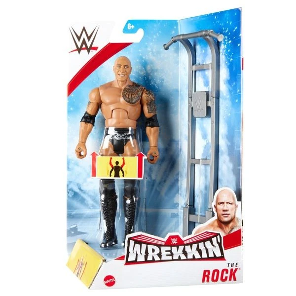 MATTEL WWE Wrekkin - The Rock Actionfigur 6 MATTEL WWE Wrekkin - The Rock Actionfigur – Bild 6