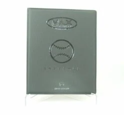4 Pocket Portfolio Black Baseball (bedruckt)