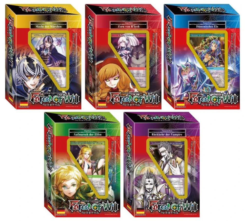 Diverse Force Of Will - Lapis-Zyklus Starterdeck 5er Set (DE) 1 Diverse Force Of Will - Lapis-Zyklus Starterdeck 5er Set (DE)