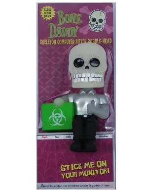FUNKO Bone Daddy Skeleton Computer-Sitter Bobble-Head 1 FUNKO Bone Daddy Skeleton Computer-Sitter Bobble-Head
