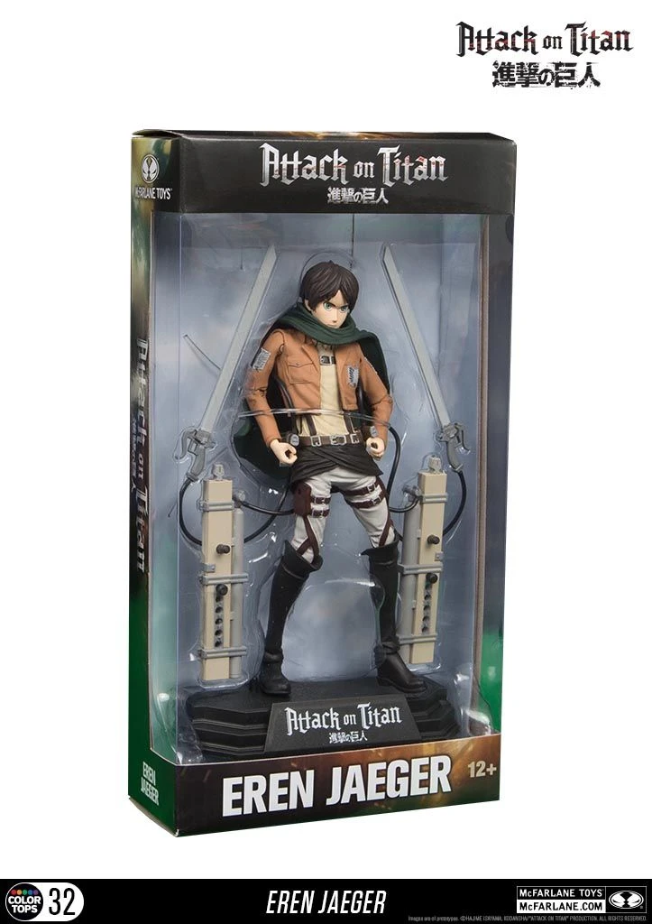 Attack On Titan - Eren Jaeger 17cm Color Tops Figur 1 Attack On Titan - Eren Jaeger 17cm Color Tops Figur