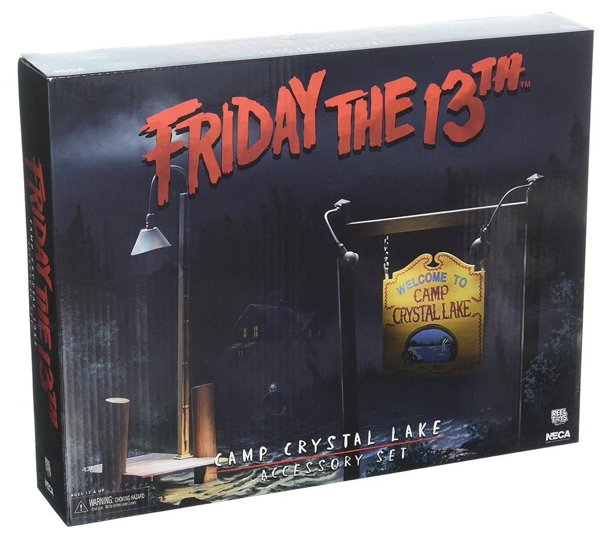 NECA Friday The 13th Accessory Pack Camp Crystal Lake Set 1 NECA Friday The 13th Accessory Pack Camp Crystal Lake Set