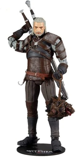 The Witcher 3 Wild Hunt - Geralt Von Riva Figur Mit Schädel