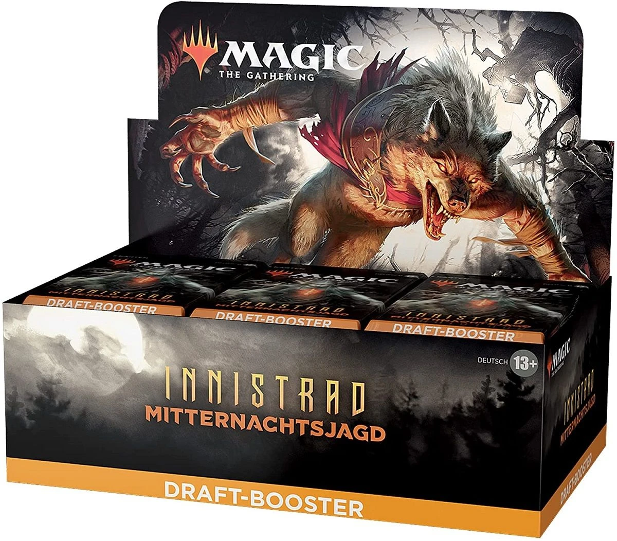 Wizards Of The Coast Magic Innistrad: Mitternachtsjagd Draft-Booster Display (DE) 1 Wizards Of The Coast Magic Innistrad: Mitternachtsjagd Draft-Booster Display (DE)