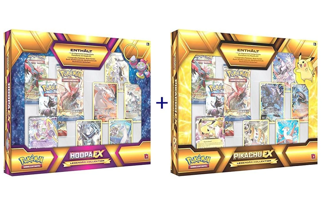 POKEMON Pokèmon Legendär-Kollektion 2er Set: Hoopa-EX + Pikachu-EX (DE) 1 POKEMON Pokèmon Legendär-Kollektion 2er Set: Hoopa-EX + Pikachu-EX (DE)