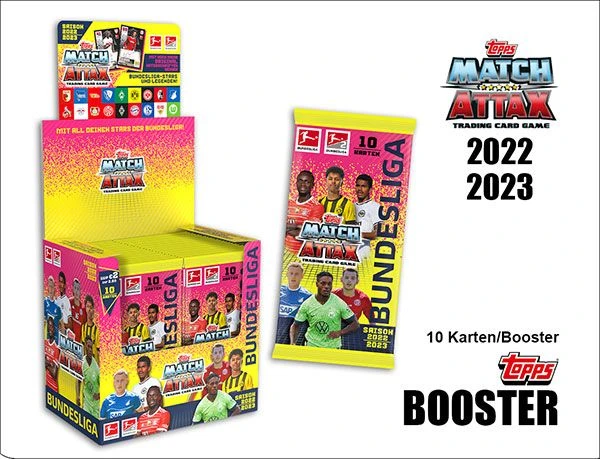 Topps Match Attax Bundesliga 2022/2023 - Booster Display (DE) 1 Topps Match Attax Bundesliga 2022/2023 - Booster Display (DE)