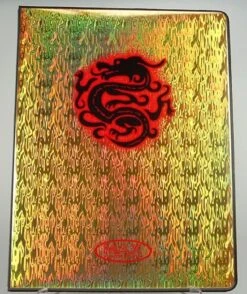 9 Pocket Portfolio China Dragon Gold Wave