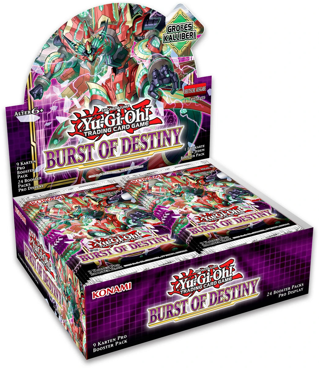 Konami Yu-Gi-Oh! - Burst Of Destiny - Booster Display - 1. Auflage (DE) 1 Konami Yu-Gi-Oh! - Burst Of Destiny - Booster Display - 1. Auflage (DE)
