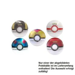 POKEMON Pokémon - 1x Pokéball Tin-Box - Zufällige Farbe (DE)
