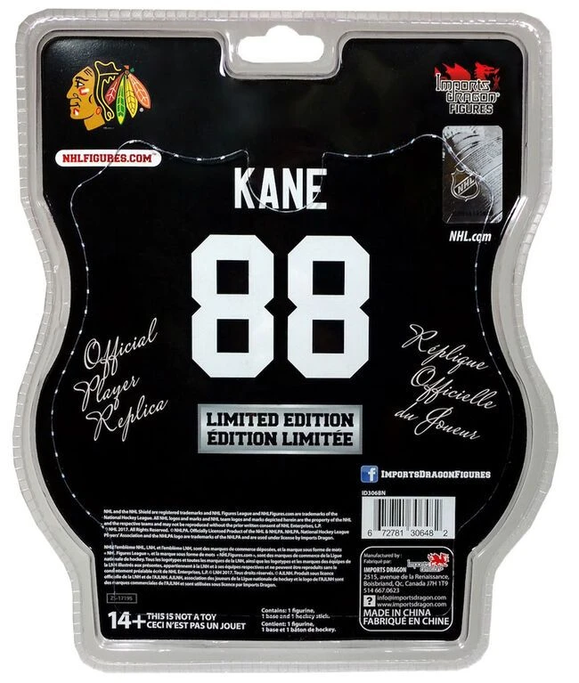 NHL - Chicago Blackhawks - Patrick Kane - Limited Edition Figur 4 NHL - Chicago Blackhawks - Patrick Kane - Limited Edition Figur – Bild 4
