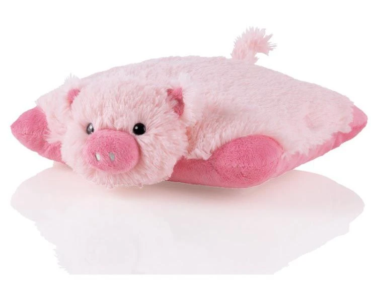 Diverse Kuscheltier-Kissen Schweinchen 29x28x10cm 1 Diverse Kuscheltier-Kissen Schweinchen 29x28x10cm