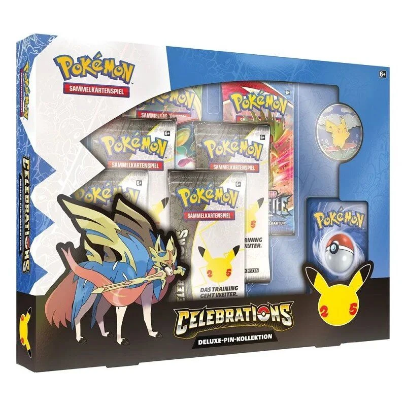 POKEMON Pokémon - 25 Jahre Jubiläums Pin-Box Celebrations Deluxe Kollektion (DE) 1 POKEMON Pokémon - 25 Jahre Jubiläums Pin-Box Celebrations Deluxe Kollektion (DE)