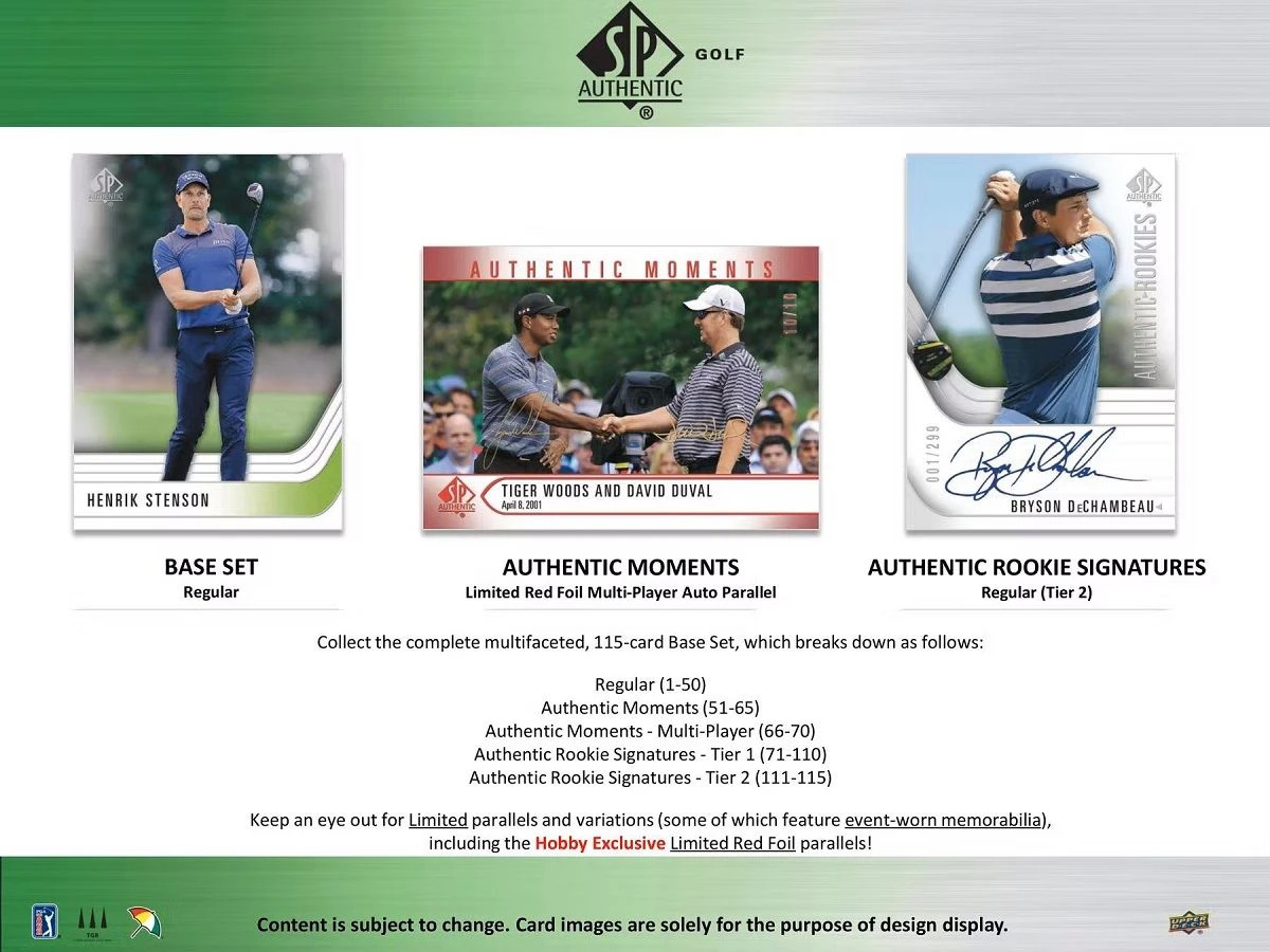 Upper Deck - SP Authentic Golf 2021 Display 7 Upper Deck - SP Authentic Golf 2021 Display – Bild 7