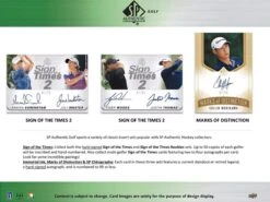 Upper Deck - SP Authentic Golf 2021 Display 12 Upper Deck - SP Authentic Golf 2021 Display -Spielzeugverkauf sp authentic golf 3