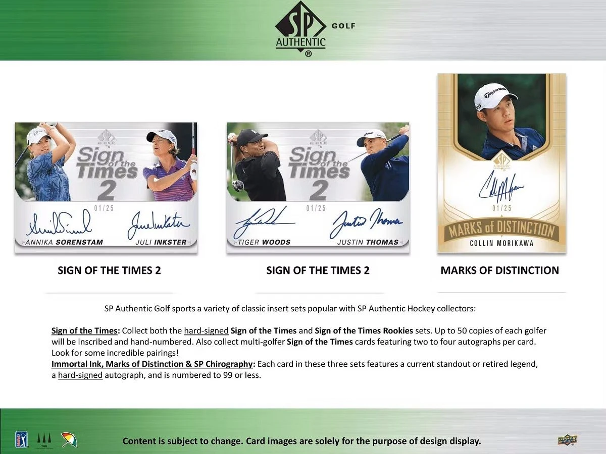 Upper Deck - SP Authentic Golf 2021 Display 6 Upper Deck - SP Authentic Golf 2021 Display – Bild 6