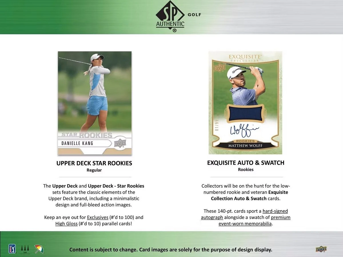 Upper Deck - SP Authentic Golf 2021 Display 5 Upper Deck - SP Authentic Golf 2021 Display – Bild 5